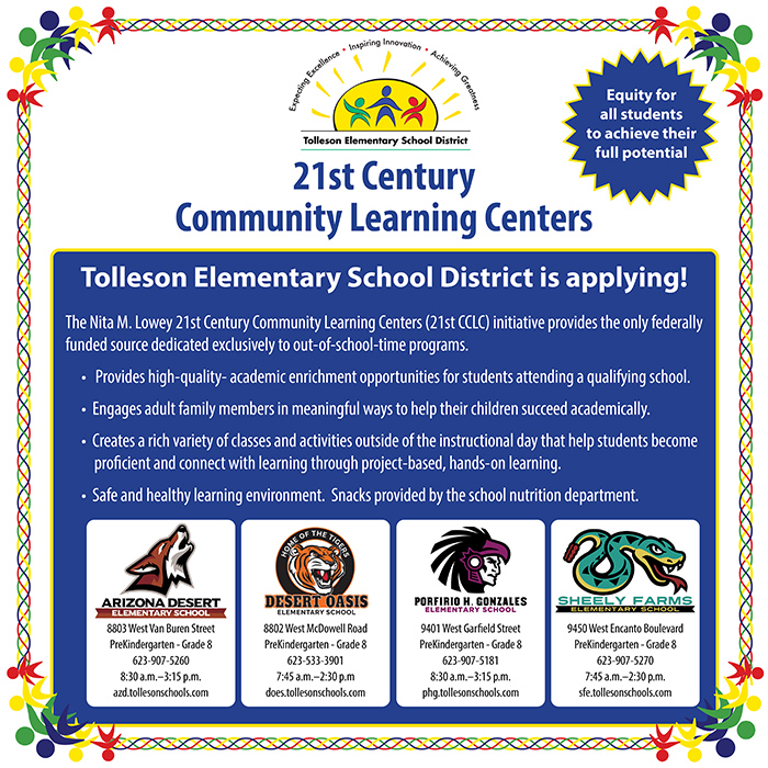 21st Century Community Learning Centers flyer